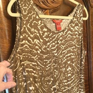 Sundance Earthy Brown and Cream Dress